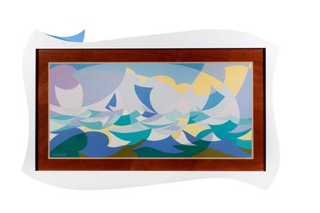 Giacomo Balla (Torino 1871-Roma 1958)  - Linee forza di mare