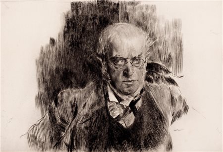 Giovanni Boldini (Ferrara 1842-Parigi 1931)  - Adolf Menzel, 1897