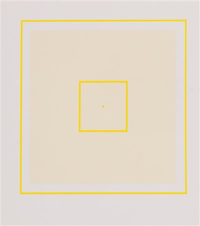 Antonio Calderara (Abbiategrasso 1903-Lago d'Orta 1978)  - Quadrato giallo