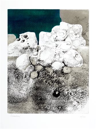 Leonardo Cremonini (Bologna 1925-Parigi 2010)  - Sassi