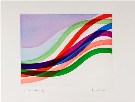 Piero Dorazio (Roma 1927-Perugia 2005)  - Onde, 1968