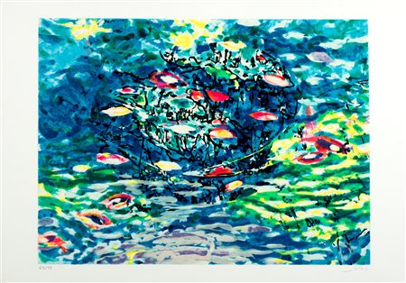 Gianni Dova (Roma 1925-Pisa 1991)  - Paesaggio