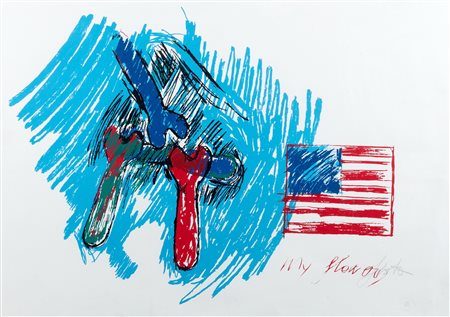 Tano Festa (Roma 1938-1988)  - My flowers