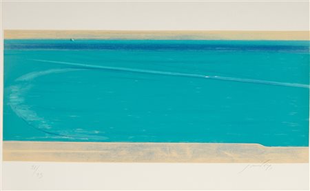 Piero Guccione (Scicli 1935-Modica 2018)  - Mare