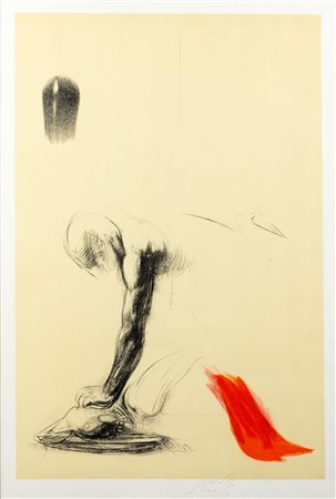 Piero Guccione (Scicli 1935-Modica 2018)  - Da Luca Signorelli