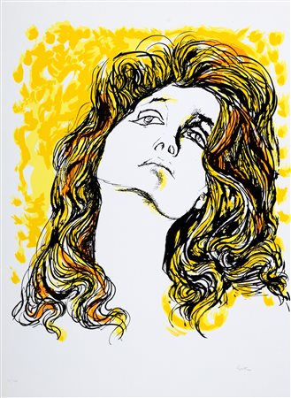 Renato Guttuso (Bagheria 1911-Roma 1987)  - Volto