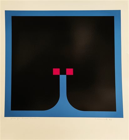 Carlo Lorenzetti (Roma 1934)  - Blu, 1972