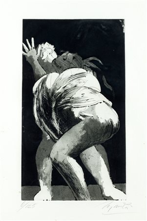 Giacomo Manzù (Bergamo 1908-Roma 1991)  - Amanti