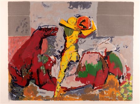 Marino Marini (Pistoia 1901-Viareggio 1980)  - Orfeo, 1979