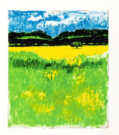 Carlo Mattioli (Modena 1911-Parma 1994)  - Paesaggio