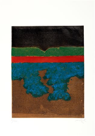 Carlo Mattioli (Modena 1911-Parma 1994)  - Paesaggio