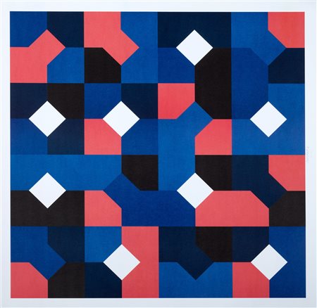 Bruno Munari (Milano 1907-Milano 1998)  - Curve di Peano