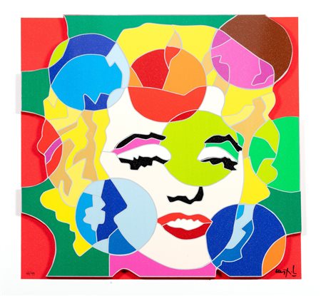 Ugo Nespolo (Mosso 1941)  - Marilyn