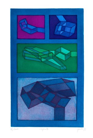 Achille Perilli (Roma 1927-2021)  - L'historiette, 1973