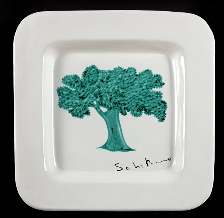 Mario Schifano (Homs 1934-Roma 1998)  - Albero