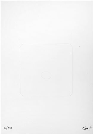 Turi Simeti (Alcamo 1929-Milano 2021)  - Un ovale