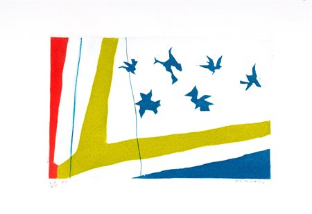 Giulio Turcato (Mantova 1912-Roma 1995)  - Trasparenza, 1976