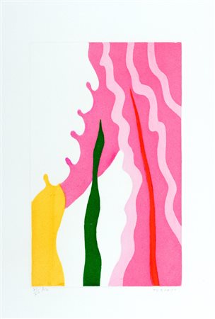 Giulio Turcato (Mantova 1912-Roma 1995)  - L'absente, 1976