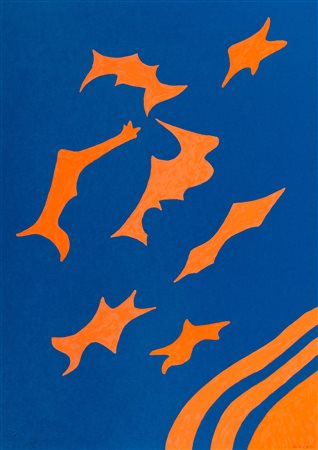 Giulio Turcato (Mantova 1912-Roma 1995)  - Senza titolo