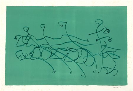 Giulio Turcato (Mantova 1912-Roma 1995)  - Verde