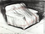 Christo (Gabrovo 1935-New York  2020)  - Wrapped armchair, project 1977