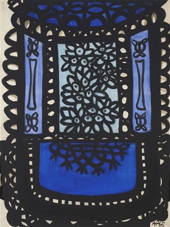 Amelia Pelaez "Senza titolo" 1965
acquerello e tecnica mista su carta
cm 71x53,5