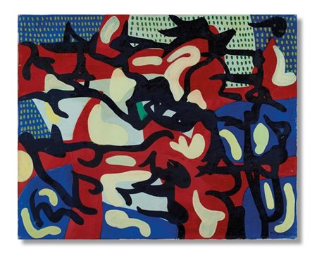 Giulio Turcato "Composizione" 1955-56
olio su tela
cm 65,5x81
Firmato in basso a