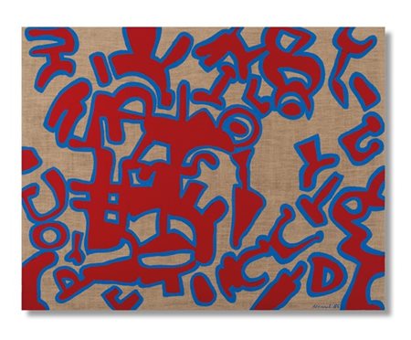 Carla Accardi "Grandi segni" 1984
acrilico su tela
cm 70x90
Firmato e datato 84