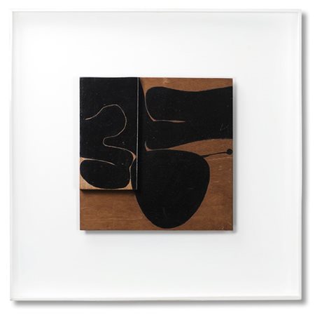 Victor Pasmore "Black Development" 1973
olio e collage di legni su tavola
cm 41x