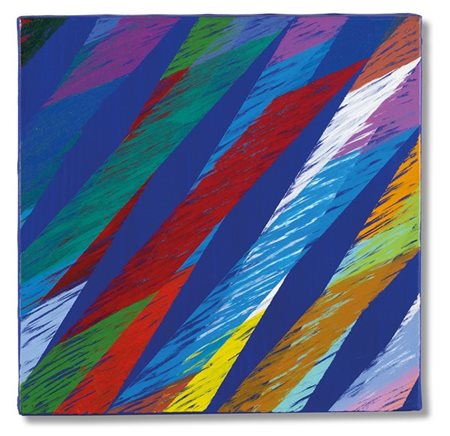 Piero Dorazio "Spogie I" 1999
olio su tela
cm 30x30
Firmato, titolato e datato 1