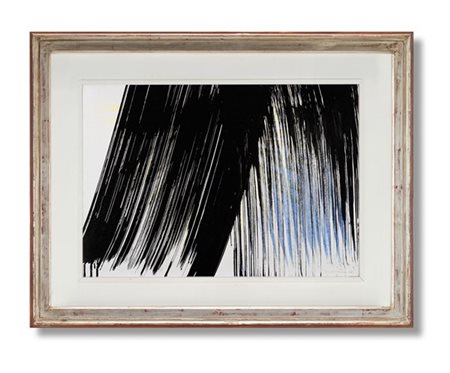 Hans Hartung "P1967-57" 1967
acrilico e pastello su cartone baryté
cm 49,5x72
Fi