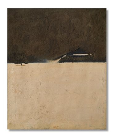 Carlo Mattioli "Spiaggia d'estate" 1972
olio su tela
cm 120x100
Firmato in basso