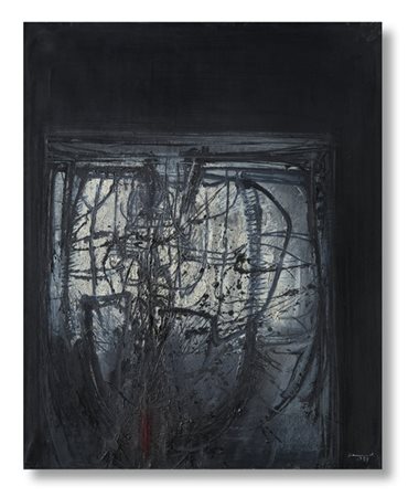 Emilio Scanavino "Personaggio n.2" 1957
olio su tela
cm 100x81
Firmato e datato