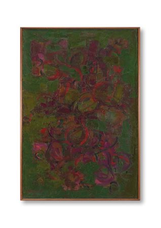 Ennio Morlotti "Motivo di cactus" 1961
olio su tela
cm 160x109,5
Firmato e datat