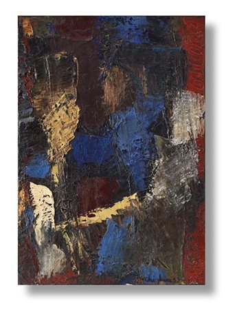 Alfredo Chighine "Senza titolo" 1955
olio su tela
cm 70x50
Firmato e datato 55 i