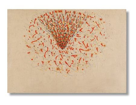 Tancredi "Senza titolo" 1951
tecnica mista su carta intelata
cm 70x100

Provenie