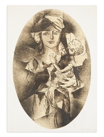 IBRAHIM KODRA (1918-2006) - Senza Titolo