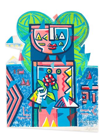 IBRAHIM KODRA (1918-2006) - Senza Titolo