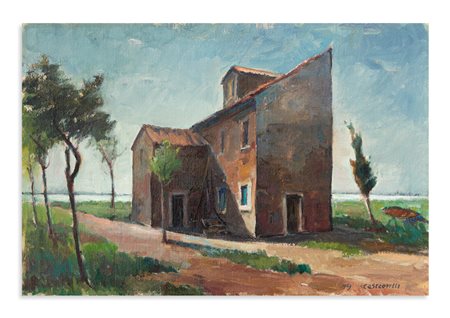 GIUSEPPE CASTROVILLI (1909-2003) - Casa a Burano, 1969