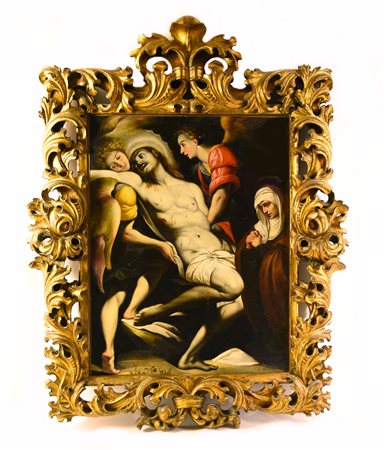 Attribuito a Giovanni Battista Crespi (detto Il Cerano) DEPOSIZIONE olio su...