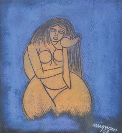 Giuseppe Migneco (Messina 1908 - Mailand/Milano 1997) Nudo femminile,...