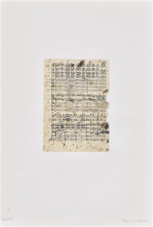 Jannis Kounellis (Piräus/Pireo 1936 - Rom/Roma 2017) Spartito,...