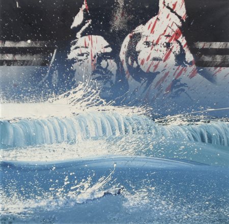 Paolo Baratella (1936) Move K.K.K. and go Fact, 1970; Olio su tela, 69,5 x...