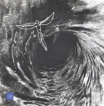 Ugo Dossi (München/Monaco di Baviera 1943) Senza titolo;Tecnica mista su...