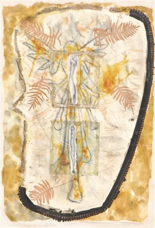 Claudio Costa (Tirana 1942 - Genua/Genova 1995) Il grande uccello - Nazca, um...