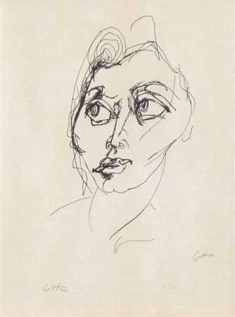 Renato Guttuso (Bagheria, Palermo 1911 - Rom/Roma 1987) Ritratto di...