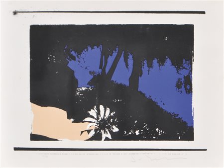 Mario Schifano (Al-Chums 1934 - Rom/Roma 1998) Silenzio, 1974;Serigrafia a...