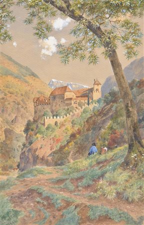 Josef von Schlögl (Wien/Vienna 1851 – Meran/Merano 1918) Castel Roncolo...