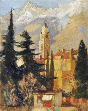 Franz Lenhart (Bad Häring 1898 – Meran/Merano 1992) Merano con Gruppo Tessa,...