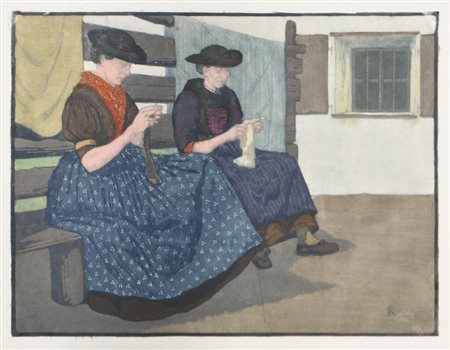Karl Pferschy (Deutschlandsberg 1888 – Bozen/Bolzano 1930) Donne della Val...